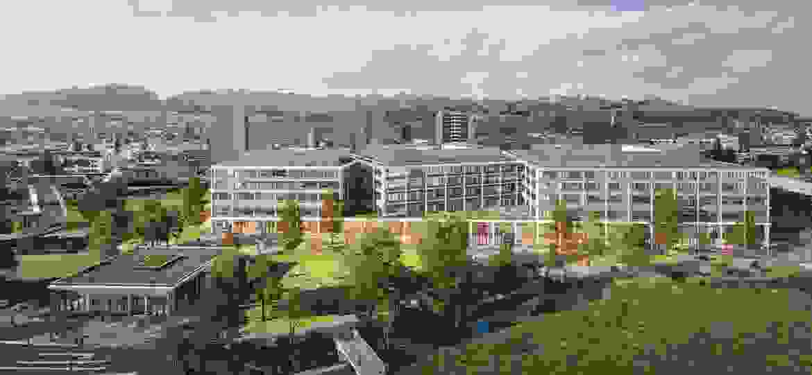 Visualisierung Campus Bern Aussenraum