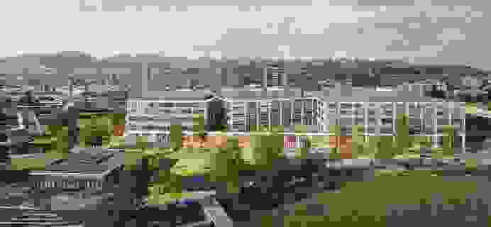 Visualisierung Campus Bern Aussenraum