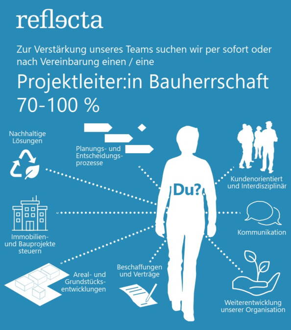 Projektleiter:in Bauherrschaft 70-100%